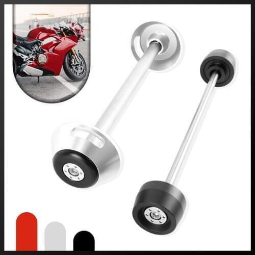 For Ducati Panigale V2 2020 Motorcycle Front Rear Axle Fork Crash Sliders Wheel Protector