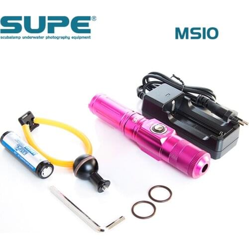 SUPE Scubalamp MS10 1200Lumens Underwater Macro Shooting Light Photography Snoot Light Step Dimming narrow beam angle 5