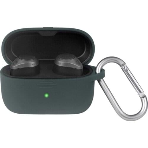 Dust-proof Silicone Protective Cover Shell Anti-fall Earphone Case for-Jabra Elite 85t True Wireless Bluetooth Earbuds