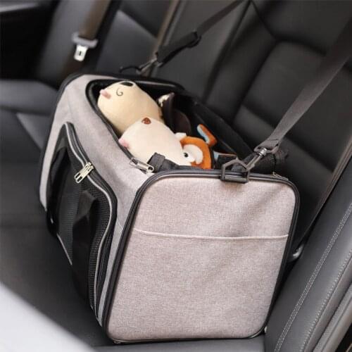 Pet Backpack Portable Cat Bag One-Shoulder Dog Backpack Diagonal Bag Breathable Cat Backpack Outing Pet Bag