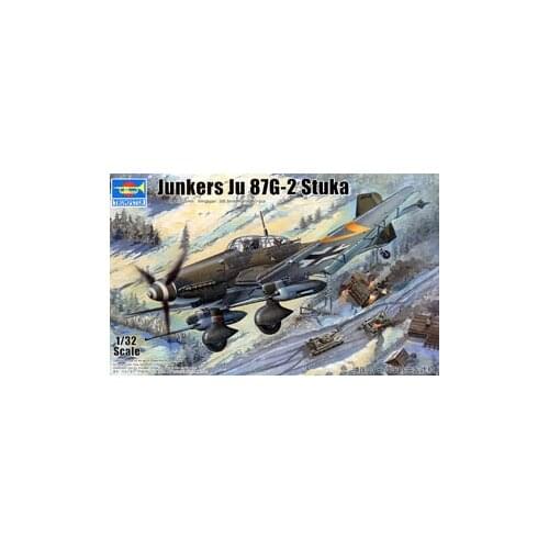Trumpeter 1/32 scale model 03218 Juke Ju87G-2 Stuka anti-tank attack aircrafta