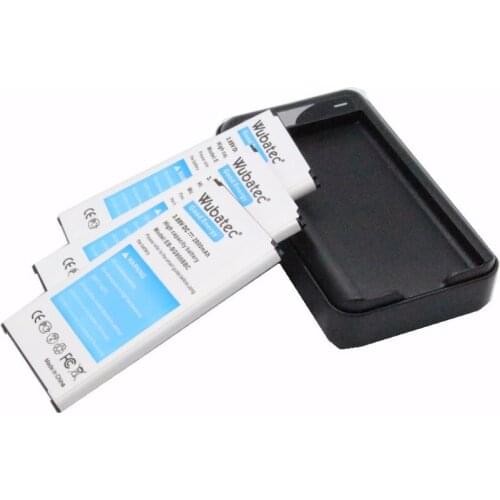 Wubatec 3x 2800mAh EB-BG900BBC NFC Battery+USB Charger For Samsung S5 i9600 i9602 i9605 G900F G900T G9008 G9009D G9006W G900 S5