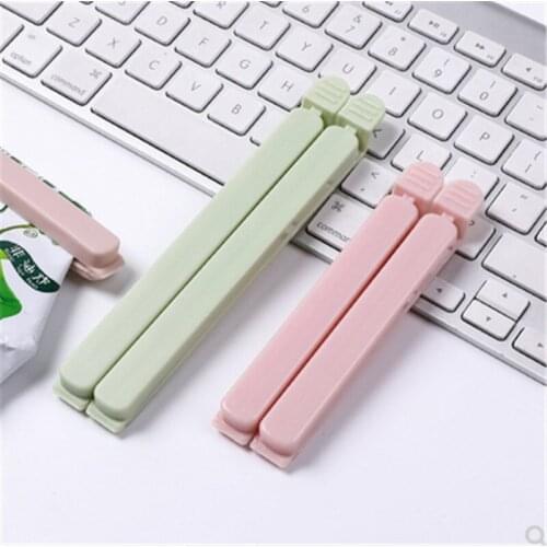 1PC Portable Food Bag Clips Food Snack Storage Seal Sealing Bag Clips Sealer Clamp Kitchen Tool Household Food Close Clip Tool