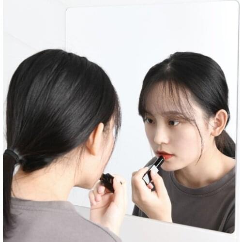 3 Pieces Mirror sticker 3D Mirror Wall Stickers Self-adhesive Silver Sticker for Home Living Room Bedroom Bathroom Decoration