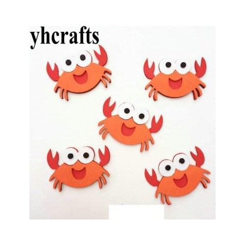 1bag/LOT Crab Bee Mermaid Ant Lobster fish rabbit butterfly ladybug EVA foam shape without stickers Kids room stickers DIY toys