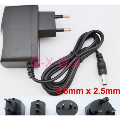 1PCS 6V 200mA 300mA 400mA 500mA 600mA 700mA 800mA AC 100V-240V Converter Switching power adapter DC 5.5mm x 2.5mm EU US UK AU