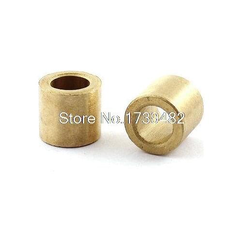 2PCS Oil Impregnated Sintered Bronze Bushing 10mm Bore x 16mm OD x 15mm Long