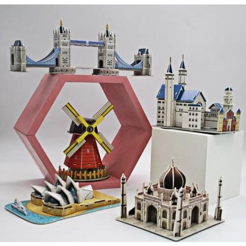 3DJigsaw Puzzle Model World Famous Building Jigsaw Musical Instrument Jigsaw DIY Jigsaw Puzzle Toy For Childrens Christmas Gift