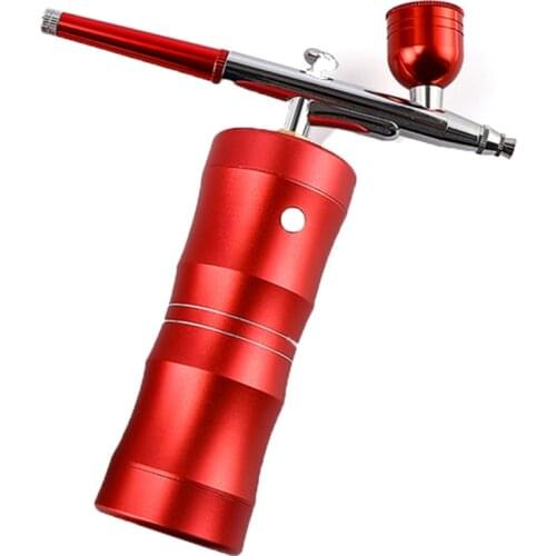 Facial Oxygen Hydration Injector Skin Care Mist Nano Steam Sprayer Top 0.3mm Airbrush Compressor Kit Makeup Spray Gun Machine