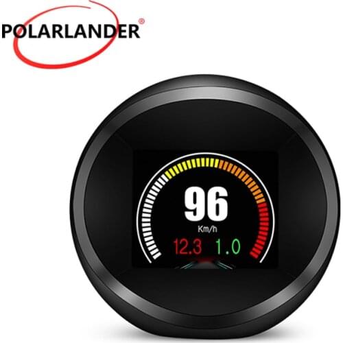 ODB2 GPS dual system Car Smart Digital Meter Color Screen ODB2 Round Safety Head-up Hot Selling Display The Dates P11 HUD
