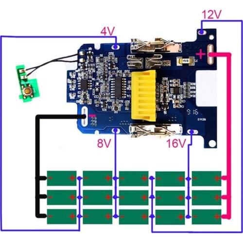 BL1830 Li-Ion Battery BMS PCB Charging Protection Board for Makita 18V Power Tool BL1815 BL1860 LXT400 Bl1850