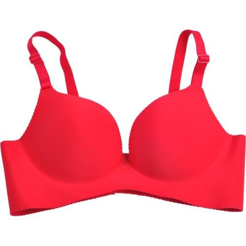 Adjustable Sexy Push Up Bras New Fashion Size Brassiere C Cup Back Closure Sexy Invisible BH Women Seamless Bra Underwear