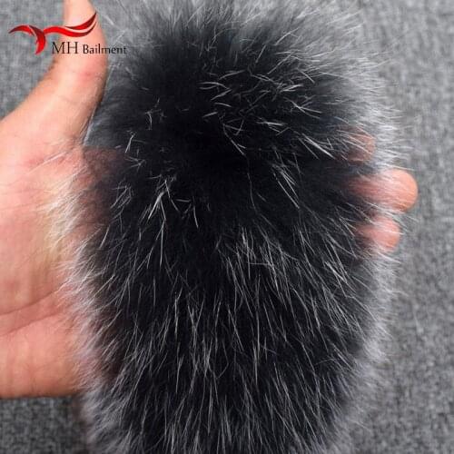 Colorful fur hat winter new real fox fur collar men and women logistics coat coat fur collar 70*10CM collar can be customized