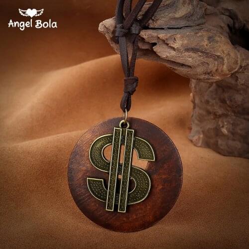 Dollar Design 2018 New Fashionable Ancient Bronze Egyptian Viking Necklace Horus Eyes Egyptian Jewelry Hieroglyphs Charm