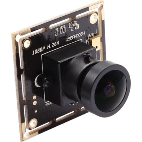 ELP 2 megapixel 1/2.9 inch IMX322 1080P Full HD 0.01Lux low illumination wide angle fisheye usb webcam with microphone