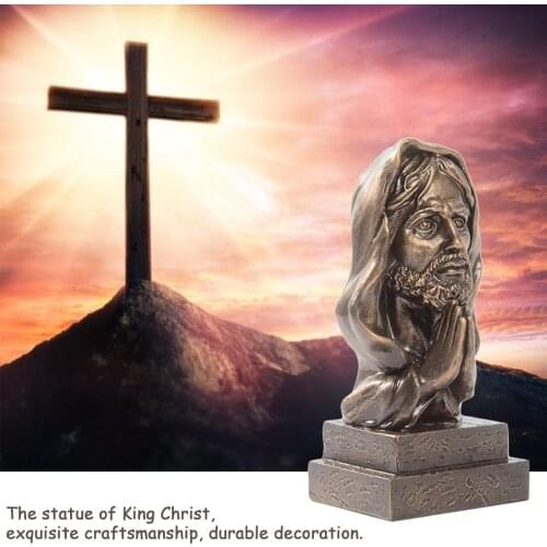 Resin Christian Religion Figurine Ornaments Jesus Christ Statue Son Of God Sculpture Home Table Decorations Exquisite Gifts