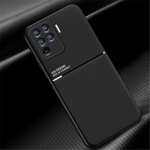 Dirt-resistant Ultra Thin Luxury Case for OPPO Find X3 Pro Realme 6 7 C12 C17 GT Nazo20 A94 4G A15 A55 5G Anti-slip Phone Bag