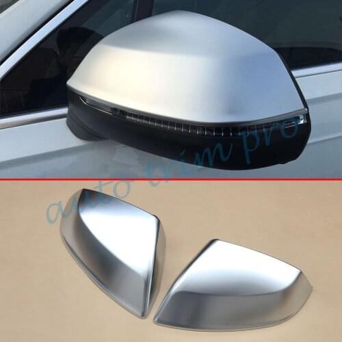 Chrome Accessories For Audi Q7 2016 2017 2018 Rear View Side Mirror Cover Trim Accessories Exterior Moulding Decoration