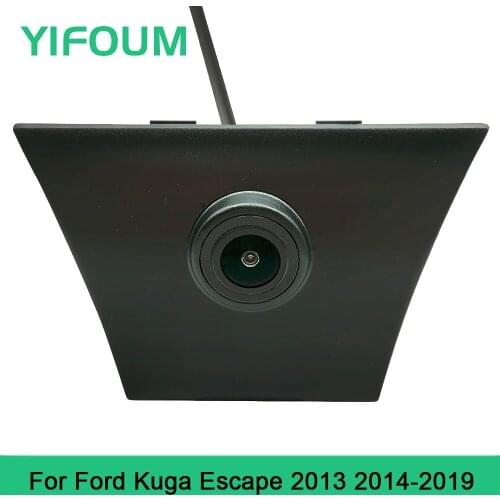 YIFOUM HD CCD Car Front View Parking Night Vision Positive Waterproof Logo Camera For Ford Kuga Escape 2013-2016 2017 2018 2019