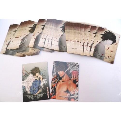 Anime Death Note Poker Cards/playing Cards Printed With L.Lawliet/YagamiLight