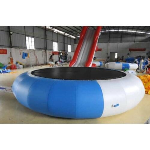 Colorful 5*5*1.2m PVC tarpaulin inflatable jump bed for children or adults outdoor sports bouncing movement