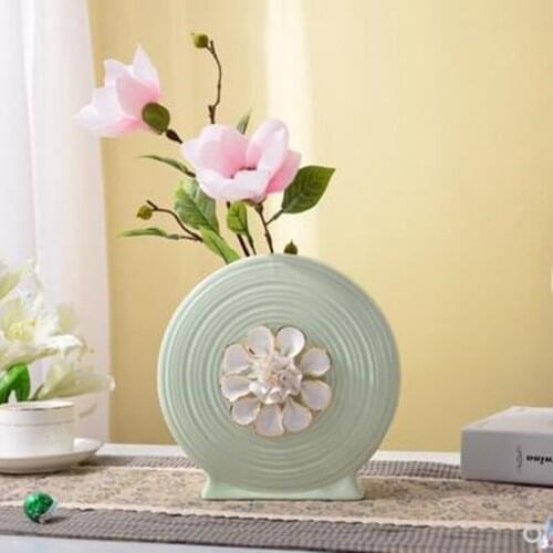 Creative ceramic decorative arts and crafts, Nordic ceramic vases, home office restaurant bar desktop decoration gifts