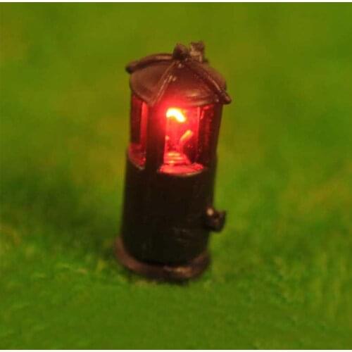 20pcs Model Railway Lamppost Lamps Dollhouse Decoration Garden Lawn Lights DIY Sand Table Landscape