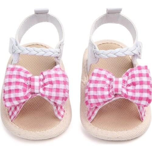 0-18M Baby Girl Shoes Soft Sole Antiskid Baby Summer Newborn Pre Walker Shoes Toddler Baby Shoes For Girls F101