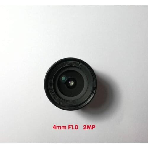 4mm 2MP big aperture F1.0 lens CS mount lens for IP camera AHD camera