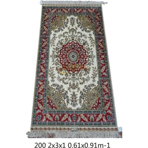 Persian silk palace rug hand made pure silk carpet designer rugs