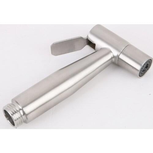 Stainless Steel Bathroom Toilet Hand-held Booster Spray Gun Small Shower Water Saving Bathroom Spray Bathroom Shower Head