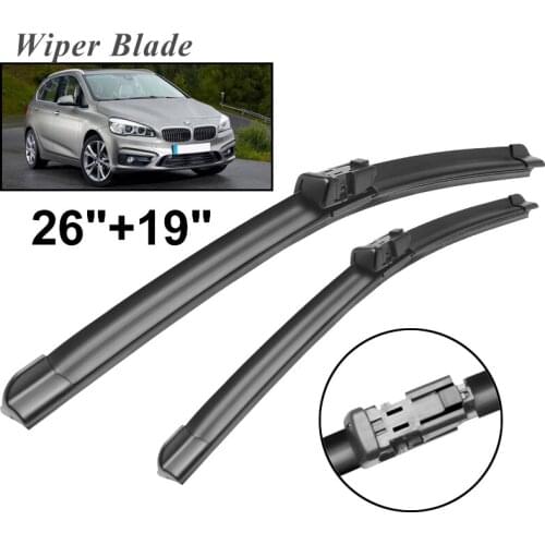 Okowiper RHD & LHD Front Wiper Blades For BMW 2 Series Active Tourer F45 Windshield Windscreen Front Window 26"+19"