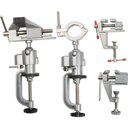 Chromium vanadium alloy steel Screw Vise Mini Table Vice Bench Clamp Screw Vise for DIY Craft Mould Fixed Repair Tool