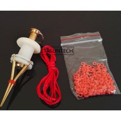 100Set Earthworm Bloodworm Clip Bait Clamp Earthworm Clip Fishing Tackle Fishing Tools Fishing Baits Clip Tool