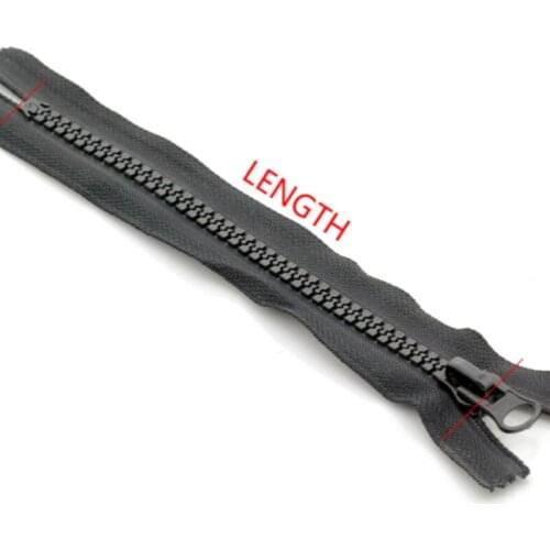 10 pcs/lot MOST FREE SHIPPING OVERSIZE RESIN Zipper BLACK CLOSE END FOR POCKET BAG SEWING ACCESSORIES