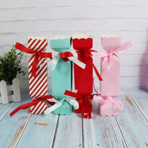 10pcs Multi-Color Sweet Candy Box Wedding Favor Box For Wedding Guests Baby Shower Favors Event Party Supplies