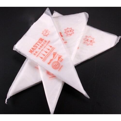 100pcs/lot Hot Selling Disposable Thicked PE Pastry Bags Cake Tools Pastry Bag