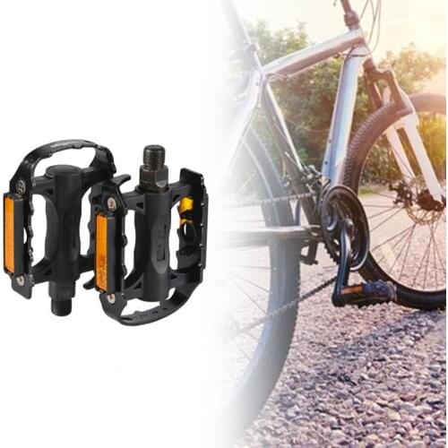 2Pcs Reliable Lightweight Bike Pedals High-strength MTB Hollow Pedals for Road Bike MTB Pedals Bike Pedals Reflector Bicycle Ped