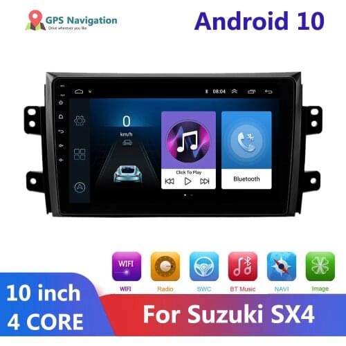 2 DIN Car Android Radio multimedia Player For Suzuki SX4 2006-2013 Quad Core 9" 1024*600 Bluetooth 2 Din Car DVD GPS Navigation