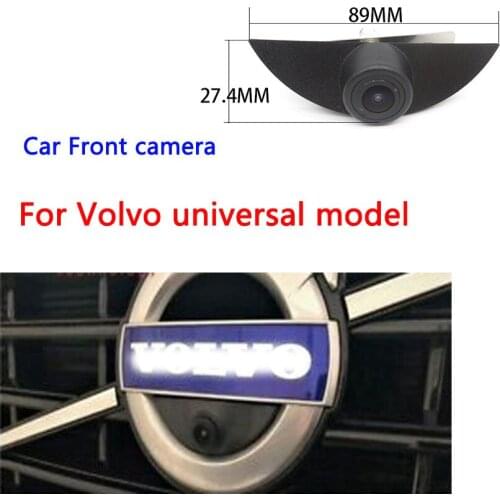 Waterproof Night Vision CCD front view camera car logo camera can be used For Volvo universal HD High Quality Front camera