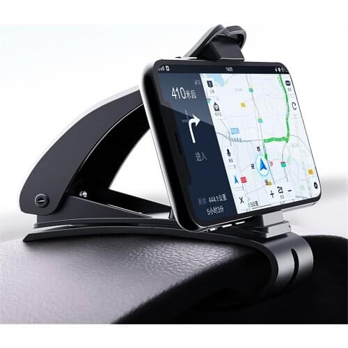 Car Phone Holder Rotatable Dashboard Phone Holder In Car for Universal Smartphone Clip Mount Stand Bracket GPS Navigation Holder