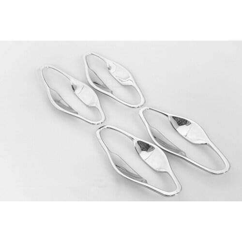 FUNDUOO For Hyundai i30 2012 2013 2014 New Chrome Car Door Handle Cup Bowl Cover Trim Sticker Free Shipping