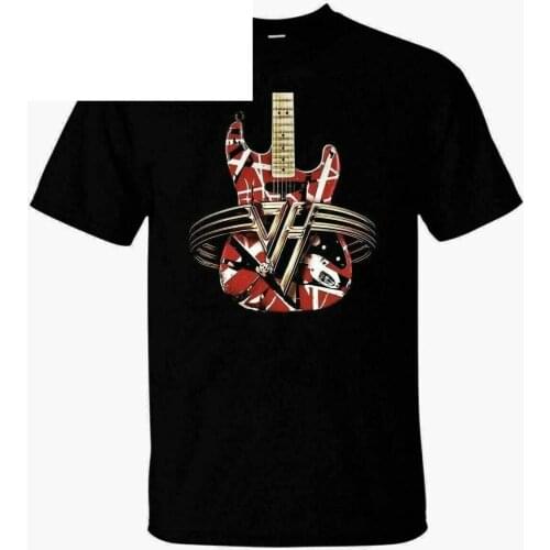 EDDIE VAN HALEN GUITAR CONCERT T-SHIRT UNISEX BLACK S-3XL