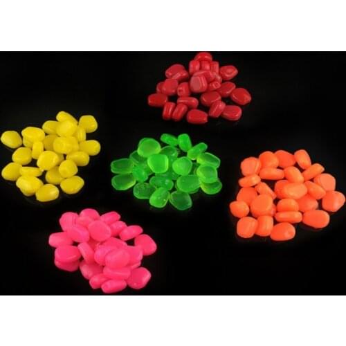 Artificial Soft Lure Carp Fishing Bionic Simulation Floating Fishing Corn Grain Lure Set 5Color