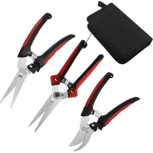Pruning Shears Set Branch Shrub Trimmers Secateur Cutter Multifunctional Pruning Shear Tool Pruner Tree Gardening Scissor