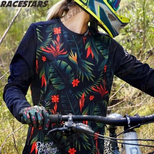 2022 New Downhill Mountain Enduro Jersey DHARCO Women Motocross Jersey MTB MX BMX Cycling Jersey Bike DH Maillot Ciclismo