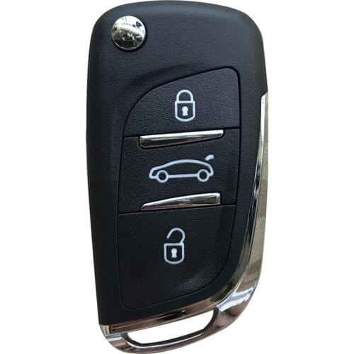 New DS Modified Flip Key Shell for CITROEN C-Triomph Xrasa Picasso C2 C3 C4 C5 C6 C8 Remote 2 3 Buttons For Peugeot 307 308 408