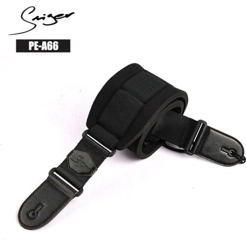 Smiger New Guitar Strap PE-A66 Adjustable Guitar Decompression Memory Foam Strap With Pick Holder For Guitar Musical Accessories