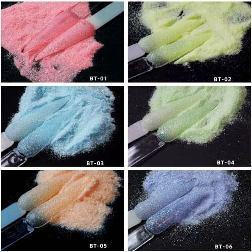 Wholesale Candy Nail Art Glitter Iridescent Irregular Flakes 3D Sparkly Chunky Sequins Paillette Decoration Manicure Accessories