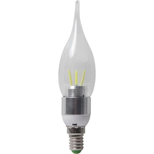 1pc E14 Led Filament COB light Decorative Led Lights 85-265V 260LM COB Edison Bulb 3W LED for Chandelier Lighting led lights
